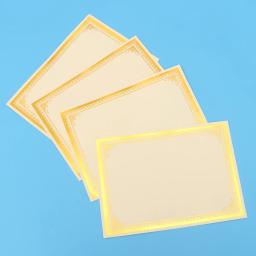 30 PCS Certificado de folha de ouro em branco comum Diploma Diploma de papel para impressão de prêmio A4 - Image 5