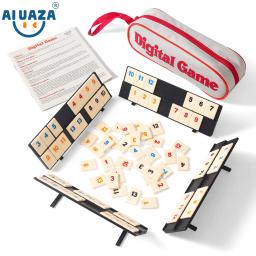 Embalagem portátil do jogo AIUAZA Rummy Cube, jogo de tabuleiro de brinquedo de viagem, adequado para jogos de tabuleiro clássicos da família, jogo de festa para 2-4 pessoas - Image 2