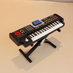 Miniatura Réplica De Órgão Eletrônico, Mini Modelo De Teclado, Instrumento Musical, Dollhouse Acessórios, Decoração - Image 5