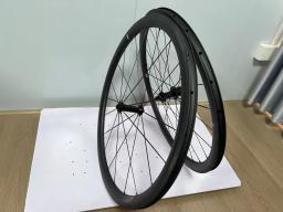 CSC 1230g Aro e V Freio 3.2mm Rodas de Raios de Carbono 38x25mm 50x25mm 3K Borda de Frenagem 54T Cubo Cerâmico Conjunto de Rodas de Carbono para Bicicleta de Estrada - Image 5