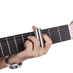 Conjunto de slides acrílicos para guitarra, 1 corrediça de aço e 1 corrediça de guitarra de bronze, 4 picaretas, bônus 6 peças - Image 5
