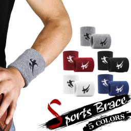 1pc suporte de cinta de pulso respirável gelo refrigeração tênis pulseira envoltório esporte sweatband para ginásio yoga voleibol mão suor banda novo - Image 1