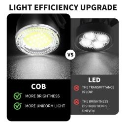 Bucklos cob luzes traseiras da bicicleta farol usb recarregável luz de advertência segurança mtb led frente traseira lanterna ciclismo conjunto lâmpada - Image 3