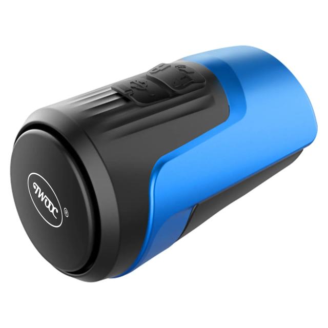 Buzzer Eletrônico TWOOC-Bell: Buzina Antirroubo Recarregável via USB para Bicicletas de Montanha, Estrada e Scooters Infantis
