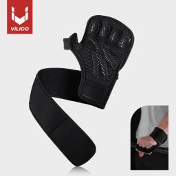 Kyncilor Luvas profissionais de fitness com ferro duro para uso externo com almofada de palma EVA espessada e resistente ao desgaste para proteção da palma - Image 1
