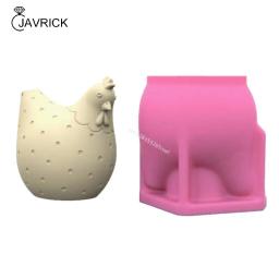 Molde silicone criativo para decoração frango, para inserção penas, artesanato doméstico - Image 1
