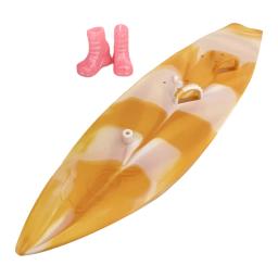 Nk cor aleatoriamente 2 itens/conjunto = 1 peça de prancha de surf + 1 par de sapato bota legal verão praia brinquedo esportivo para boneca barbie acessórios engraçados - Image 6