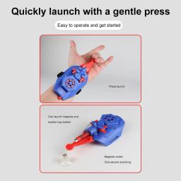 Nenhuma luva tóxica Cosplay Wrist Launcher, Web Shooter Set, Decoração engraçada, melhor presente para meninos e meninas - Image 6