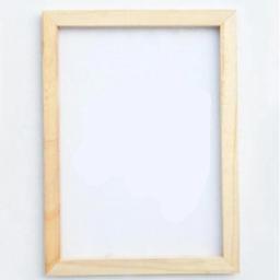 Moldura De Fabricação De Papel De Madeira, Moldura De Impressão De Tela, Artesanato De Papel DIY, Artesanato De Flores Secas, 2 Tamanho, 4 Pacote - Image 4