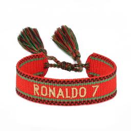 Pulseiras De Futebol Ajustáveis De Tecido, Empilhamento De Jóias, Presentes De Fãs - Image 2