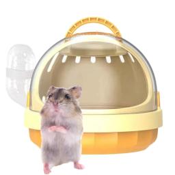 Gaiola para transporte animais pequenos, gaiola para animais estimação pequenos ar livre, caixa viagem, suprimentos - Image 3
