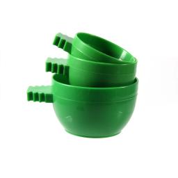 3 pçs/set mini pássaro papagaio comida tigela de água alimentador plástico pombos aves gaiola areia copo alimentador pássaro ao ar livre - Image 1