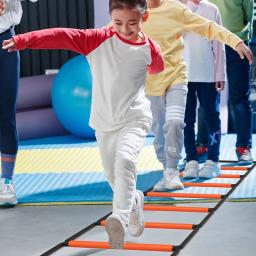 Crianças equilíbrio e coordenação brinquedos multifuncional agilidade escada equipamento de treinamento velocidade para crianças jogos esportivos - Image 1
