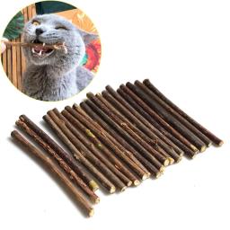 Madeira Polygonum agarrando mordida vara, brinquedos do gato, Pet fornecimentos, 10 pcs - Image 3