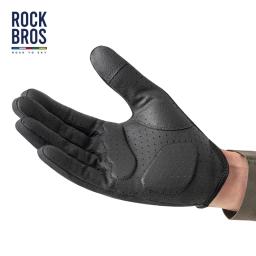 Luvas de ciclismo ROCKBROS ROAD TO SKY Luvas de dedo inteiro para bicicleta MTB homens e mulheres academia motocicleta respiráveis luvas de bicicleta - Image 3
