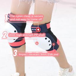 6 pçs/set protetor de patinação profissional para adolescentes adultos ciclismo escalada joelho cotovelo pulso mão equipamentos de proteção - Image 4
