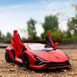 Lamborghini Sian Carro Modelo, Metal Diecast, Arte Miniatura Veículo, Coleção Hobby, Presente de Natal, Brinquedo Boy Friend, 1:36 - Image 1