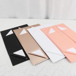 Caixa de presente magnética Flip Ribbon, caixa dobrável branca para casamento, festa de Halloween infantil, caixa de papel, vendas diretas da fábrica, 1pc - Image 5