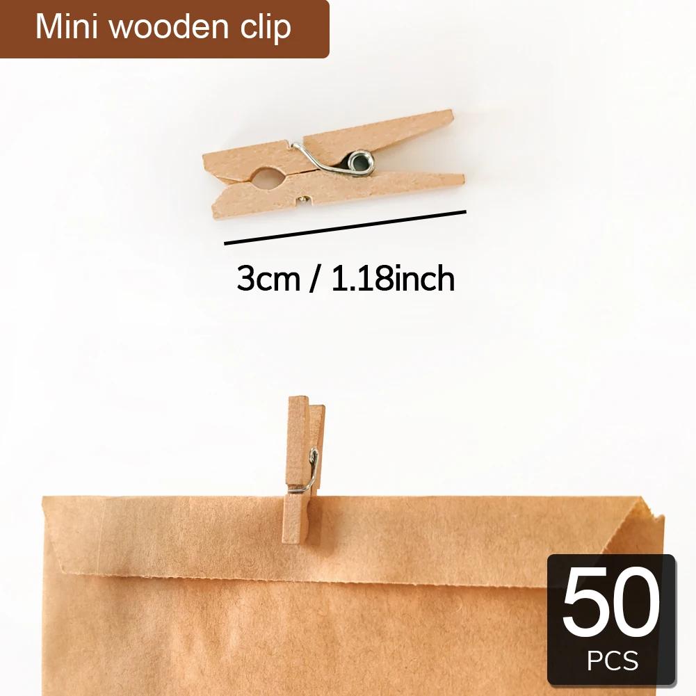 Sacos personalizados do favor para convidados, personalizados agradecem seus sacos de presente Kraft, embalagem do partido do chuveiro nupcial do chuveiro do bebê, 50Pcs - Image 1