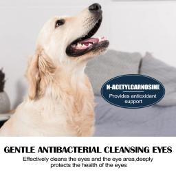 Yegbong-colírio para gatos e cães, para remover manchas lacrimais, aliviar a coceira nos olhos, limpeza suave e brilho colírio - Image 4