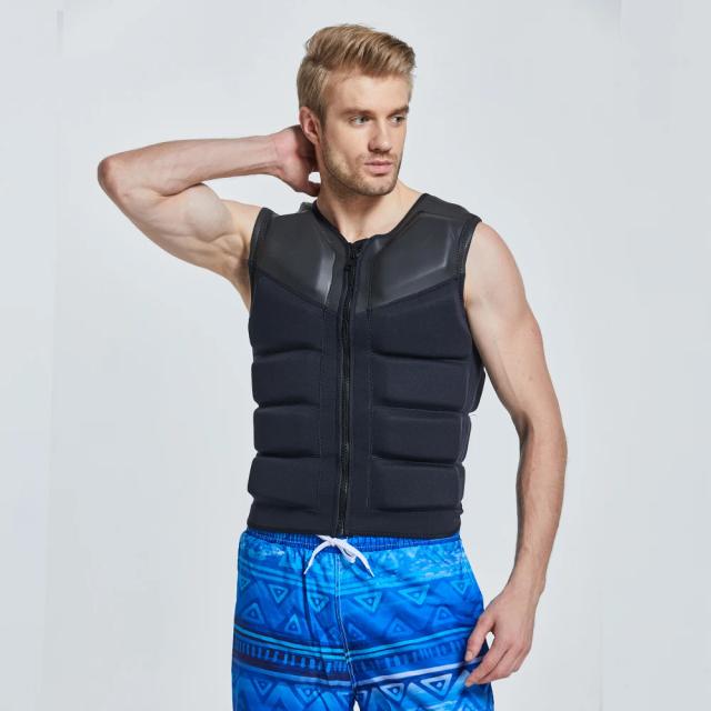 Jaqueta de Mobilidade Completa Unissex em Neoprene para Pesca, Vela, Surf e Caiaque