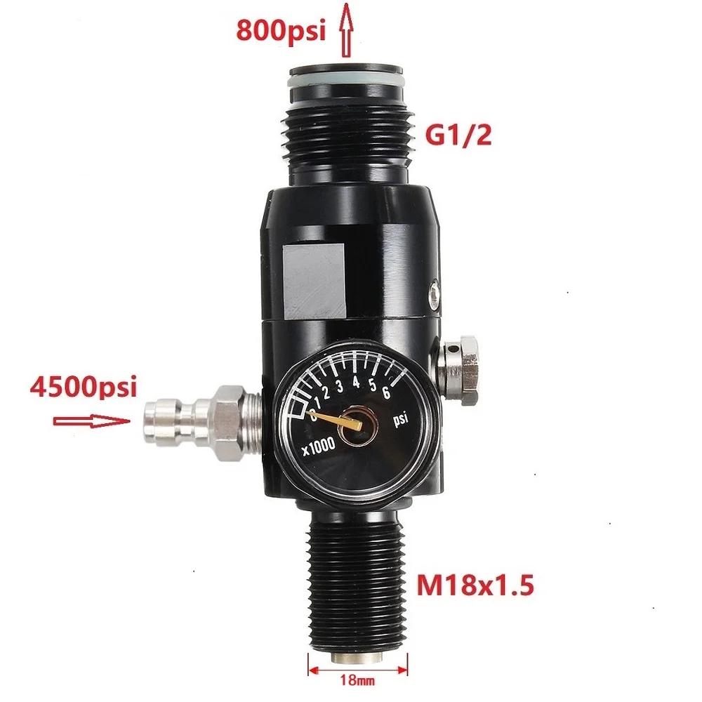 Cilindro De Tanque De Garrafa De Alumínio, Aquário De Mergulho Planta CO2 Tanque, Mergulho Tanque De Oxigênio, Rosca M18 * 1.5, 4500 PSI, 0.22L-0.5L - Image 1