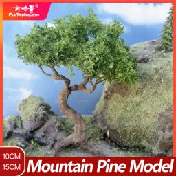 Modelo De Pinheiro De Montanha, Árvore De Arame Em Miniatura, Paisagem De Campo De Árvore, Material De Mesa De Areia Militar, Layout Ferroviário De Trem, Alta Qualidade - Image 1