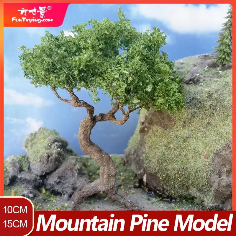 Modelo De Pinheiro De Montanha, Árvore De Arame Em Miniatura, Paisagem De Campo De Árvore, Material De Mesa De Areia Militar, Layout Ferroviário De Trem, Alta Qualidade - Image 1