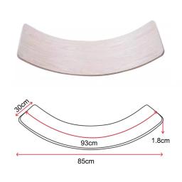 Madeira curvo Balance Board para crianças, Gangorra Yoga Fitness Equipment, Brinquedos Indoor, Outdoor Sports Gift, Kids Play Game, 2022 - Image 2