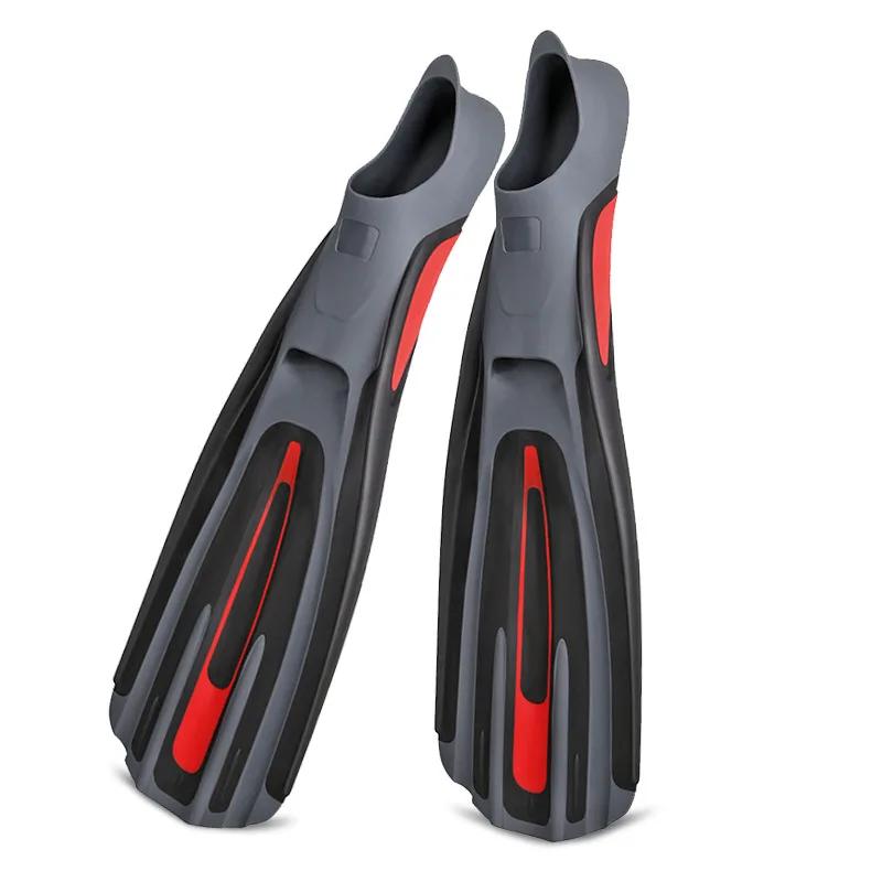 Equipamento de natação, treinamento para adultos, barbatanas duplas, sapo sapatos, nadadeiras médias longas, estilo livre, adulto - Image 1