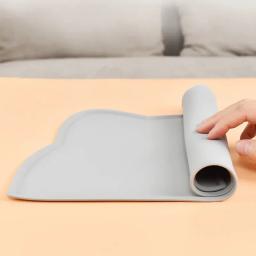 Silicone Anti-Sujo Pet Mats, Food Grade, fácil de limpar gatos e Dog Bowl Pad, impermeável e à prova de vazamento, Anti-Slip Pad, fácil de limpar - Image 4