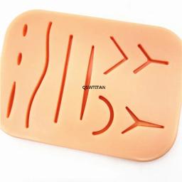 Reutilizável Silicone Sutura Training Pad Sutura Training Pad Modelo de pele traumática humana Modelo de ensino - Image 4
