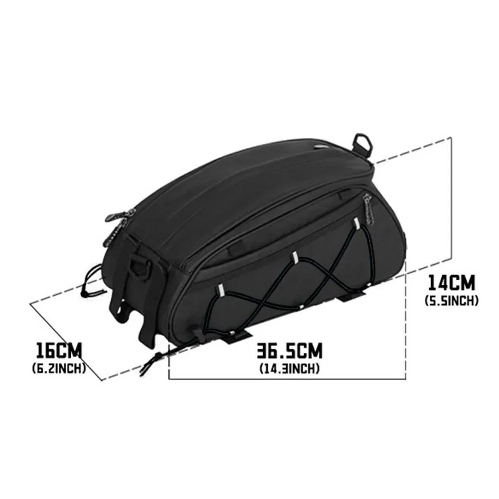 À prova d'água Bicicleta Carrier Bag, Traseiro Rack, Bagagem Do Tronco, Pannier Sacos, Equipamento de ciclismo, MTB, EVA, Oxford Pano - Image 1