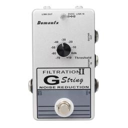 Nova alta quantidade demonfx filtração ii redução de ruído guitarra efeito pedal portão ruído - Image 2
