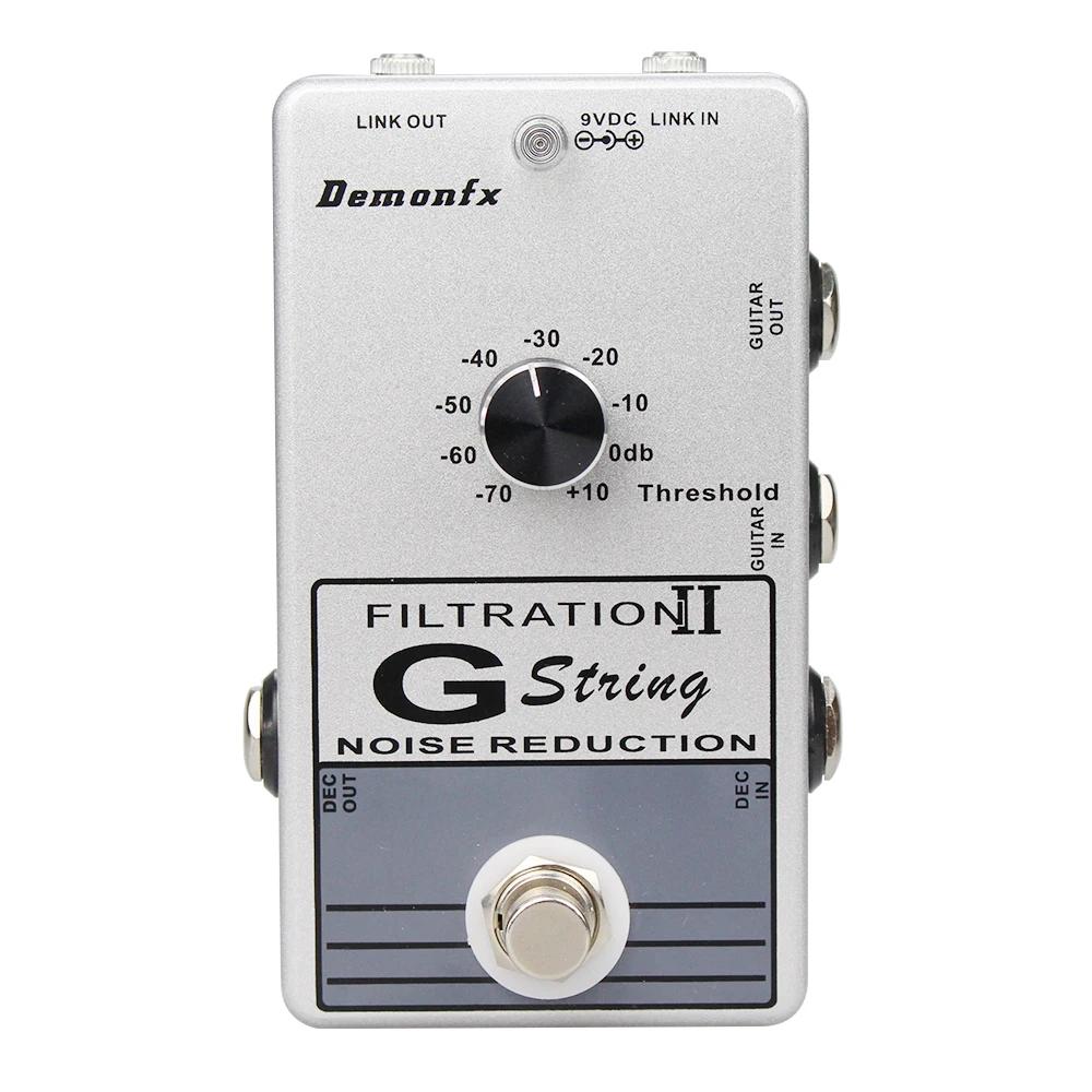 Nova alta quantidade demonfx filtração ii redução de ruído guitarra efeito pedal portão ruído - Image 1