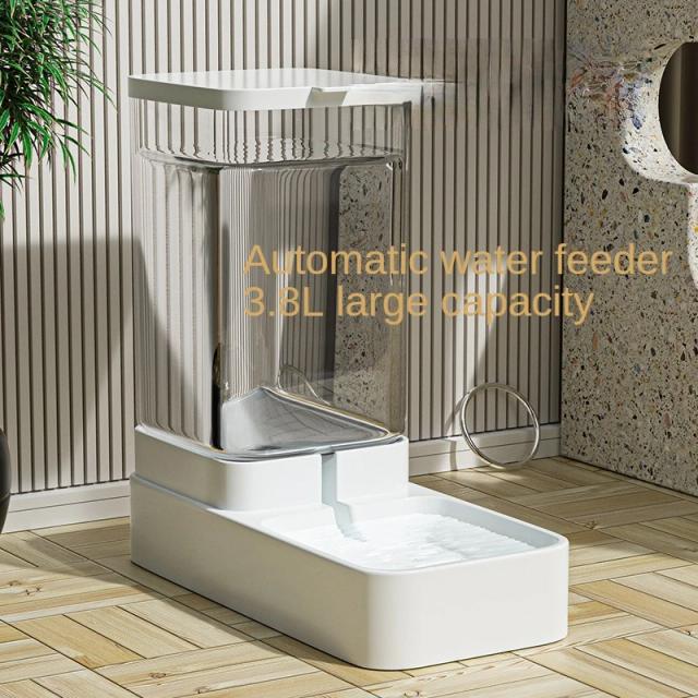 Alimentador Automático de Água para Gatos Pequenos e Médios - Capacidade de 3,8L e 2,1kg para Consumo Diário