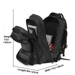 Mochila Tactical Molle para Homens e Mulheres, Mochila de Assalto, Viagem, Acampamento, Caça, Caminhadas, 35L - Image 6