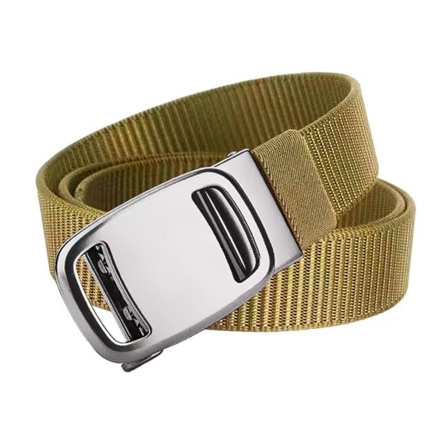 Cinto de Nylon Masculino Resistência ao Estiramento para Trabalho e Atividades ao Ar Livre: Confortável para Caminhadas, Camping e Alpinismo com Liberação Rápida