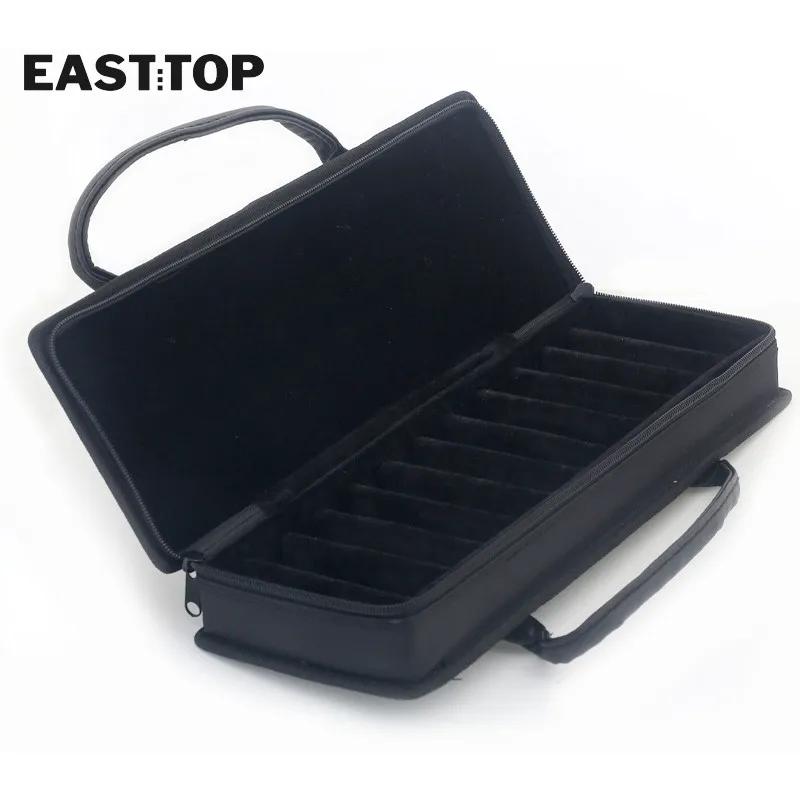 EASTTOP-Case para 10 furo gaita, T008K-12-P, apenas caso, sem gaita, 12 Pack - Image 1