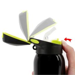 Garrafa De Água De Aço Inoxidável Esportes, Garrafa Térmica De Bicicleta, Copa De Ciclismo, Presente De Negócio Criativo, 500ml - Image 2
