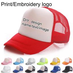 Logotipo personalizado diy para crianças malha esportes boné de beisebol chapéu de caminhoneiro para meninos e meninas barato snapback chapéu ajustável chapéus de sol crianças - Image 2