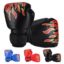 PU Couro Luvas De Treinamento De Boxe Profissional para Crianças, Sparring, Respirável, Muay Thai, Perfuração, Karatê, 5-12Yrs - Image 1