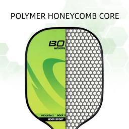 Raquete Pickleball De Grafite Superfície De Fibra De Carbono Favo De Mel Polímero Núcleo Composto para Exterior e Interior,,, - Image 3