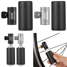 Bomba de bicicleta co2 com manga isolada, mini bomba de bicicleta schrader e válvula presta, inflador de pneus de bicicleta co2, acessórios de bicicleta - Image 3