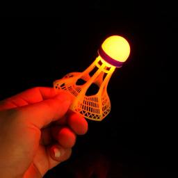 Bola luminosa Windproof Badminton, Super durável e inquebrável, Bola de nylon brilhante fluorescente exterior com luz - Image 4