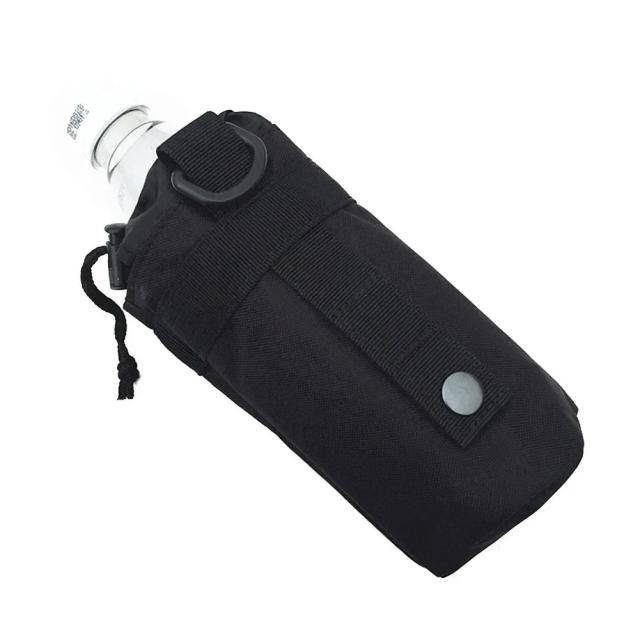 Bolsa Tática para Garrafas de Água: Ideal para Viagens, Caminhadas e Ciclismo - Suporte de Cordão com Capacidade de 500ml