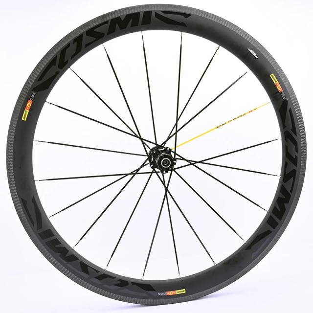 Conjunto de Rodas 700c Fibra de Carbono 50mm V-Brake HG Taiji