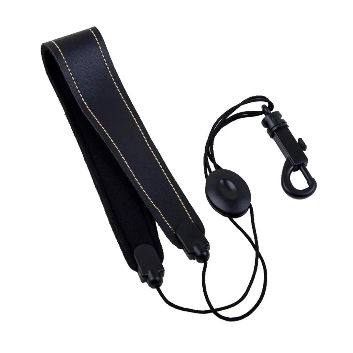 Saxofone Ajustável Sax Cinto de Ombro Nylon Acolchoado, Correia de Pescoço com Gancho Fecho, Acessórios Instrumento de Sopro Alta Qualidade, Couro - Image 1