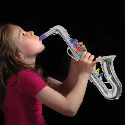 Tons simulação saxofone trompete brinquedo crianças instrumento musical cedo brinquedos educativos presentes de aniversário - Image 6