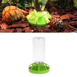Réptil bebedor de água dispensador, tigela comida, alimentador lagarto, prato redondo, garrafa de bebida, flor de lótus, novo - Image 2